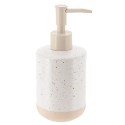 Set d'accessoires salle de bain grès moucheté Pietra Beige