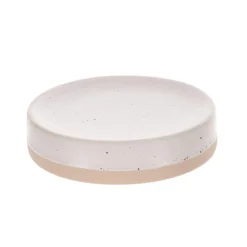 Set d'accessoires salle de bain grès moucheté Pietra Beige