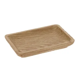 Set d'accessoires salle de bain façon chêne Scandi Beige