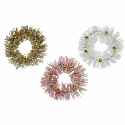 Set de 3 couronnes à parsemer (D6,5 cm) Festive