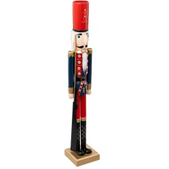 Soldat Casse-noisette en bois (H106 cm) Billy Bleu roi