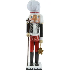 Soldat Casse-noisette en bois (H38 cm) Henri et Pain d'épices