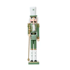 Soldat Casse-noisette en bois (H50 cm) Viktor Vert