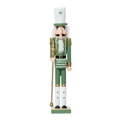 Soldat Casse-noisette en bois (H92 cm) Viktor Vert