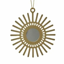 Soleil de Noël en métal (H9 cm) Or