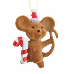 Souris de Noël (H9 cm) Patzy Marron