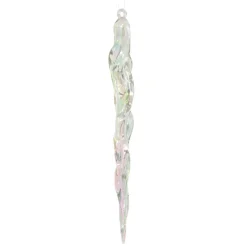 Stalactite à suspendre (H18 cm) Ice Transparent irisé