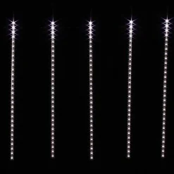 Stalactite lumineuse 6 m 210 LED Glaçons défilement Blanc froid