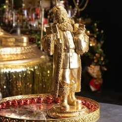 Statue Père Noël (H28 cm) Maestro en or