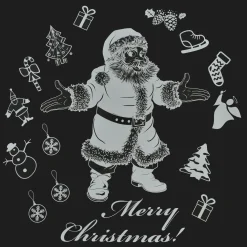 Stickers de Noël pour fenêtre Merry Christmas