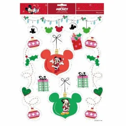 Stickers pour fenêtre Disney Mickey Noël