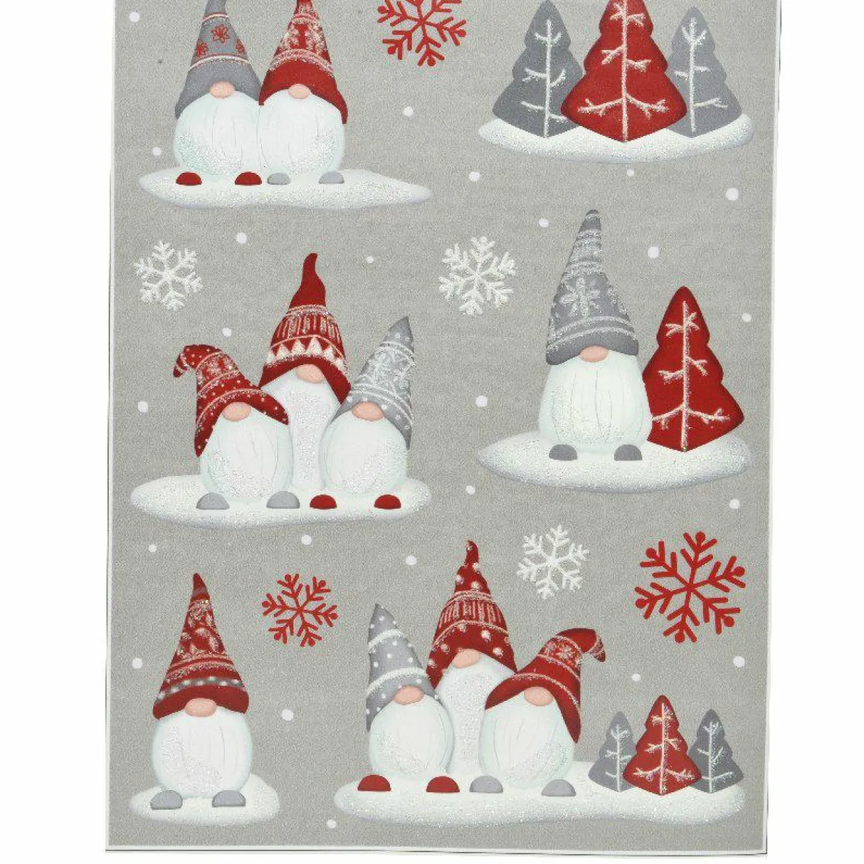 Stickers vitrostatique Lutin de Noël