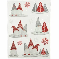 Stickers vitrostatique Lutin de Noël