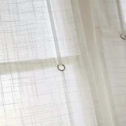 Store bateau passe tringle (45 x 180 cm) Robin Blanc