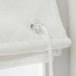 Store bateau passe tringle (45 x 180 cm) Robin Blanc