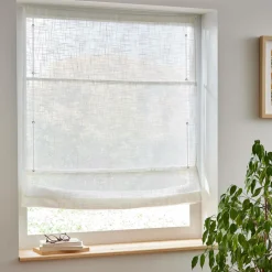 Store bateau passe tringle (90 x 180 cm) Robin Blanc