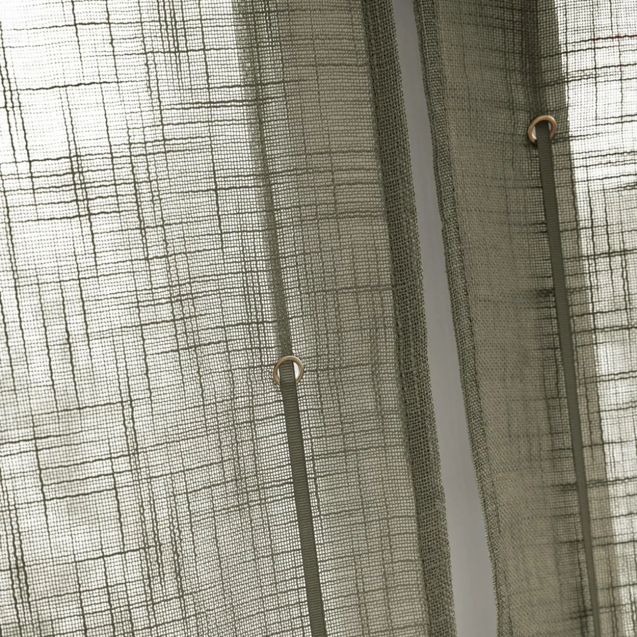 Store bateau passe tringle (60 x 180 cm) Robin Vert romarin