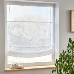 Store bateau passe tringle (90 x 180 cm) Arthur Blanc