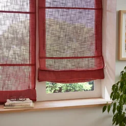 Store bateau passe tringle (60 x 180 cm) Robin Terracotta