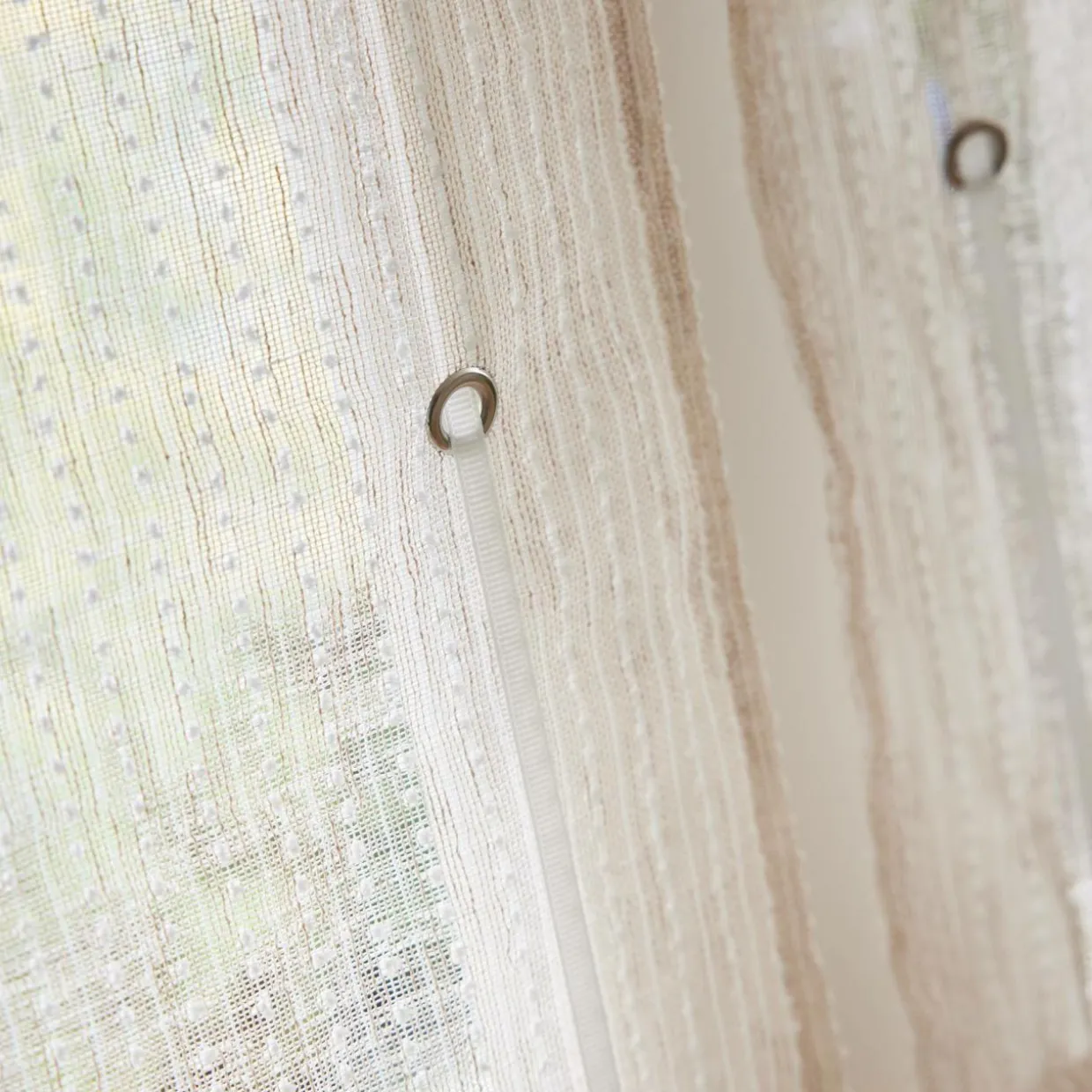 Store bateau passe tringle (45 x 180 cm) Arthur Beige