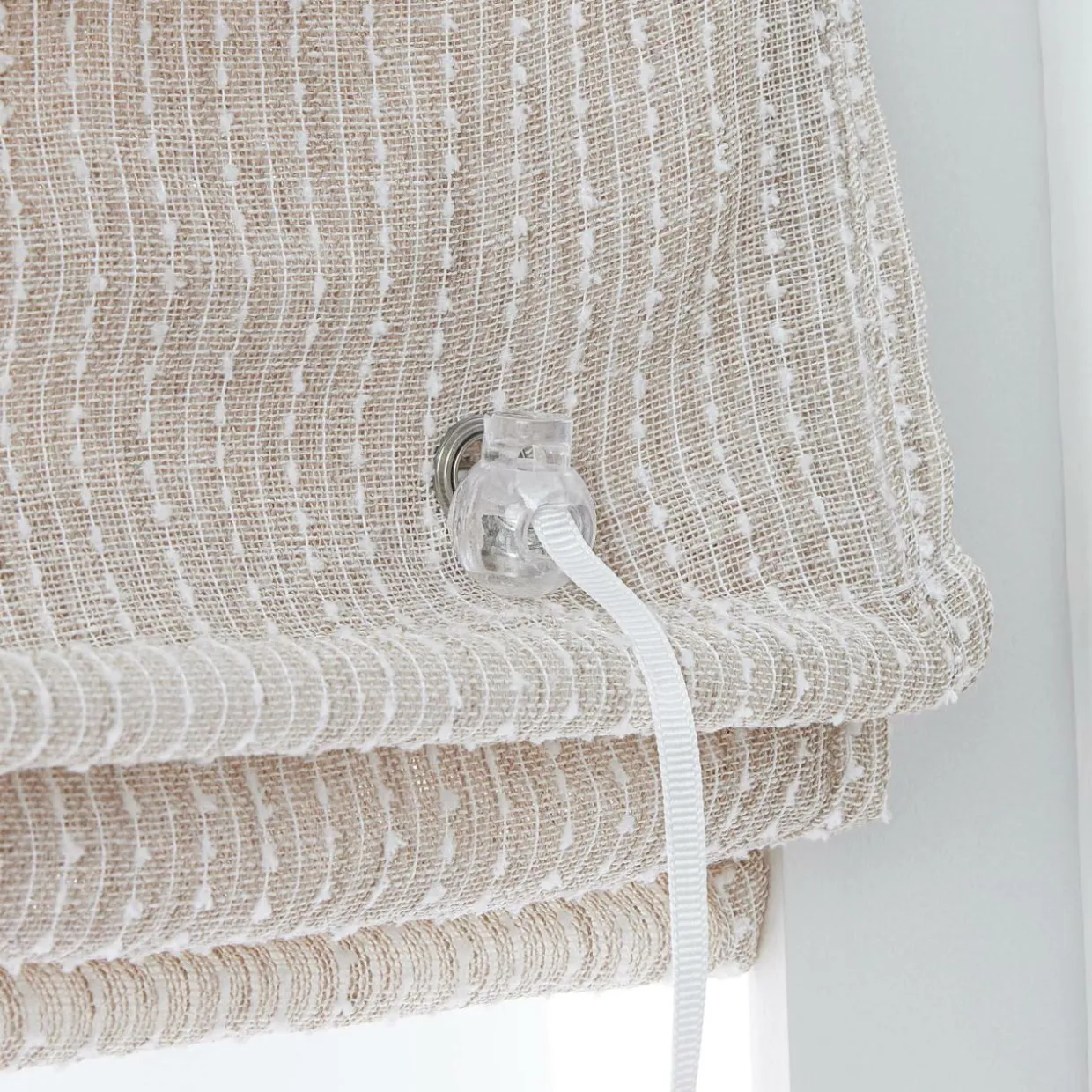 Store bateau passe tringle (45 x 180 cm) Arthur Beige