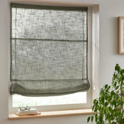 Store bateau passe-tringle (90 x 180 cm) Robin Vert romarin