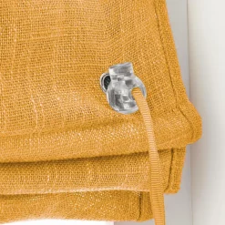 Store bateau passe-tringle (60 x 180 cm) Robin Jaune ocre