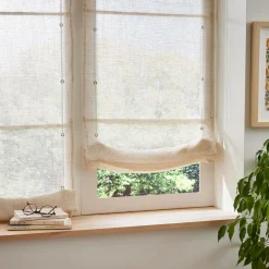 Store bateau passe-tringle (60 x 180 cm) Luca Beige