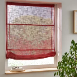 Store bateau passe-tringle (90 x 180 cm) Robin Terracotta