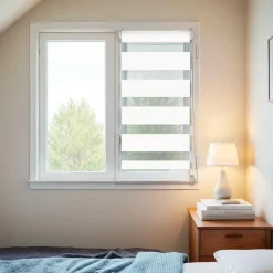 Store enrouleur Jour / Nuit (60 x 90 cm) Blanc