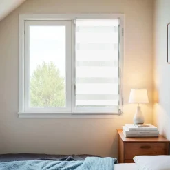 Store enrouleur Jour / Nuit (60 x 90 cm) Blanc