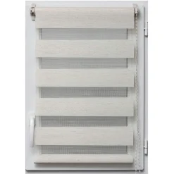 Store enrouleur Jour / Nuit (90 x H180 cm) Beige chiné