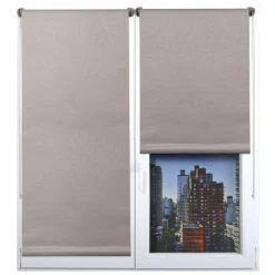 Store enrouleur occultant (45 x 180 cm) Lio Taupe