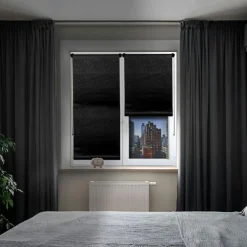 Store enrouleur occultant (60 x 90 cm) Lio Noir