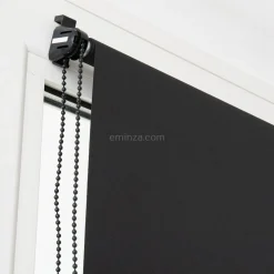Store enrouleur occultant (45 x 90 cm) Uni Noir