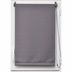Store enrouleur occultant (75 x 180 cm) Uni Gris