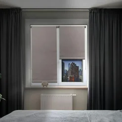 Store enrouleur occultant (60 x 180 cm) Lio Taupe