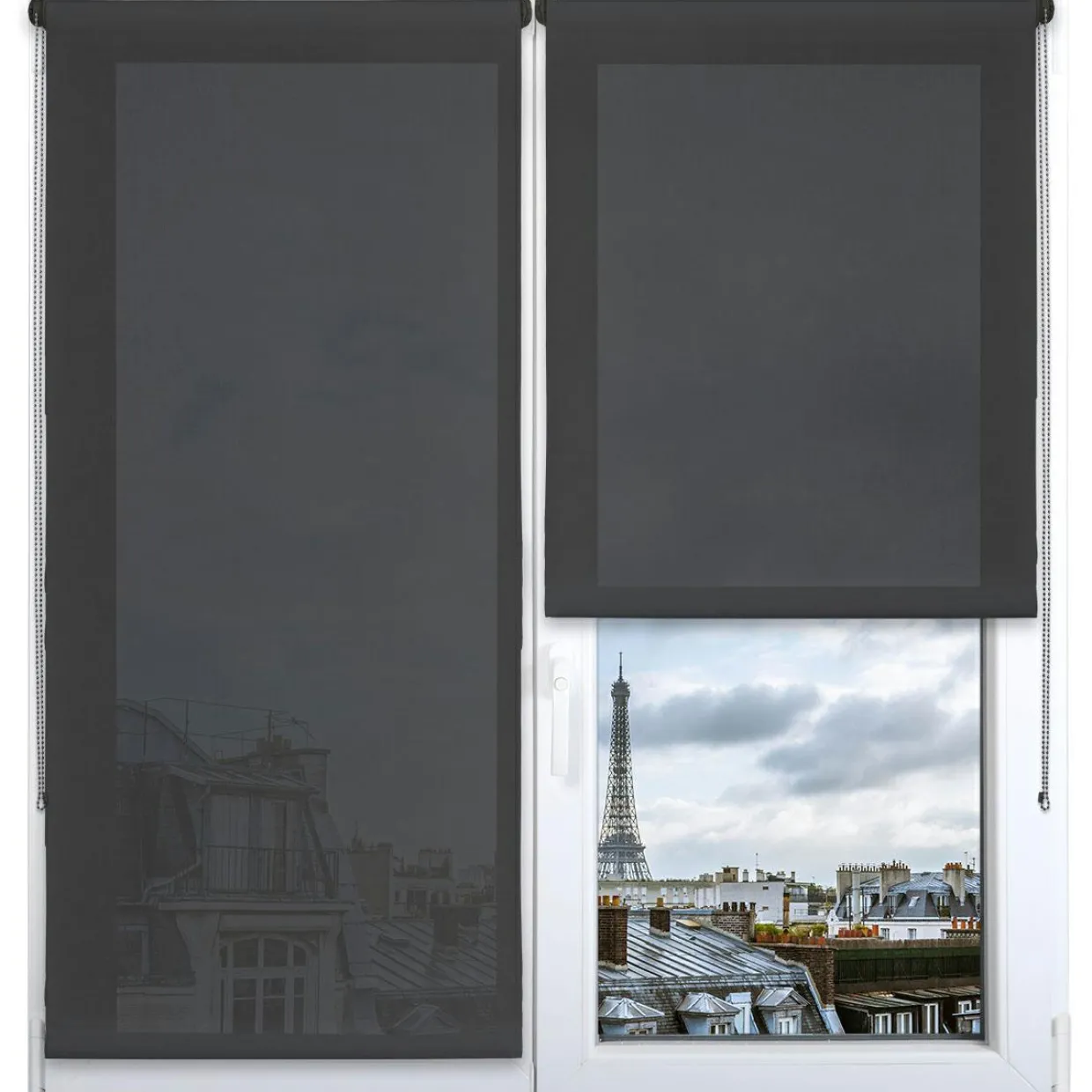 Store enrouleur tamisant (75 x 180 cm) Pure Gris béton