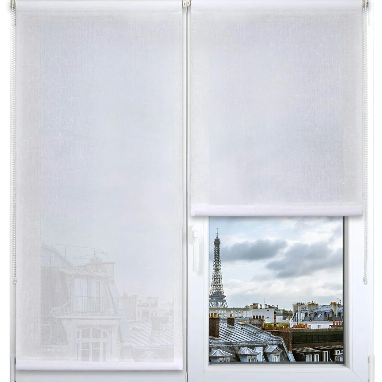 Store enrouleur tamisant (90 x 180 cm) Pure Blanc