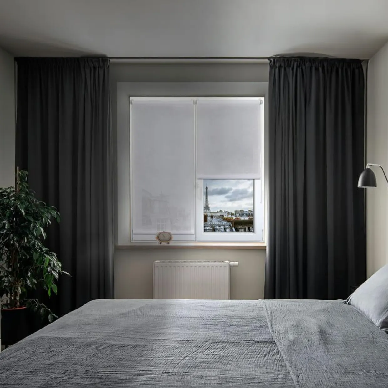 Store enrouleur tamisant (90 x 180 cm) Pure Blanc