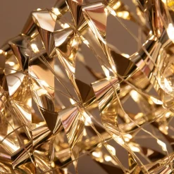 Sucre d'orge lumineux 400 LED (H75 cm) Christmas Or