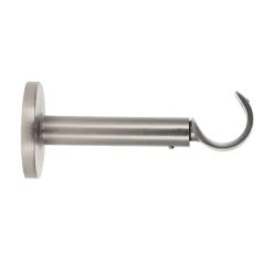 Support tringle extensible (L115 - 155 / D28 mm) Lino gouttière Argent mat