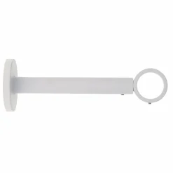 Support tringle extensible (L155 - L195 / D28) Lino Blanc mat