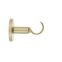 Support tringle fixe métal (L65 cm / D28 mm) Lino gouttière Or