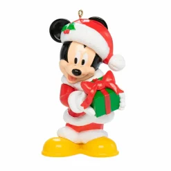Suspension de fête (H9 cm) Disney Mickey cadeau Rouge