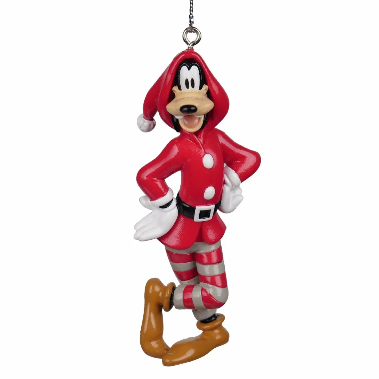 Suspension de fête (H8 cm) Disney Dingo en pyjama Rouge
