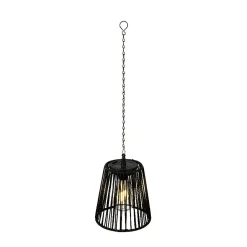 Suspension de jardin solaire LED (H58 cm) Midtown Noir