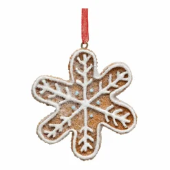 Suspension de Noël (D8 cm) Flocon en cookie