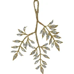 Suspension de Noël (H24 cm) Branche diamant Argent