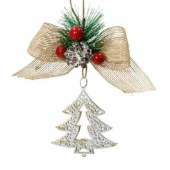 Suspension de Noël (H15 cm) Sapin décoré Multicolore